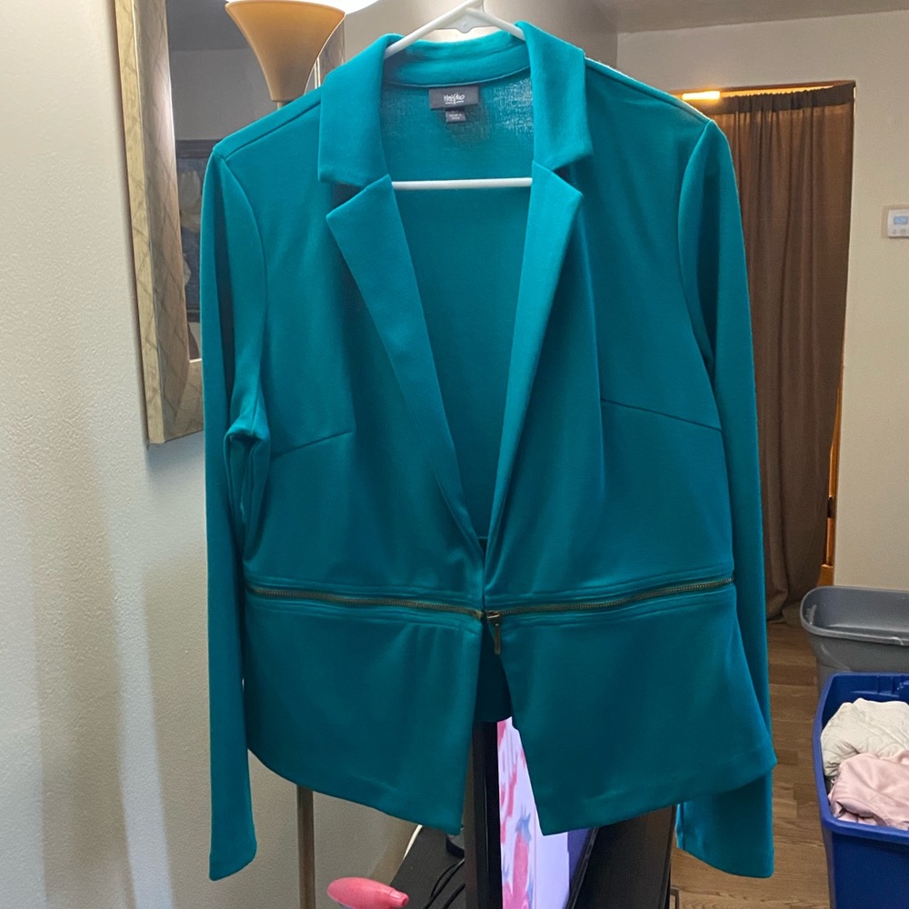 Teal blazer